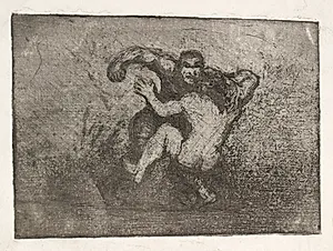 To mænd, der slås by Oluf Hartmann