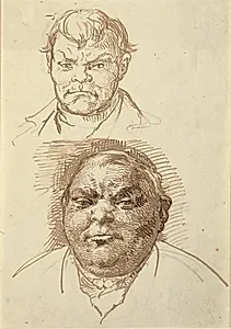 To mandshoveder by Wilhelm Marstrand