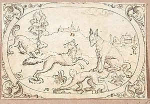 To ræve, en hund og en abe by Mathias Beytler