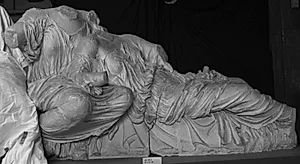 To siddende kvinder, Dione og Afrodite? by Ubekendt