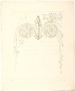 To siddende kvinder og en stående figur i midten by Lorenz Frølich