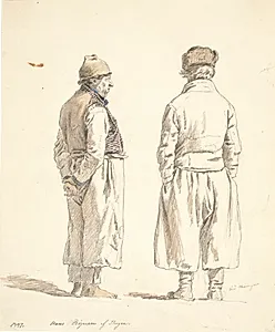 To skagensfiskere by Martinus Rørbye