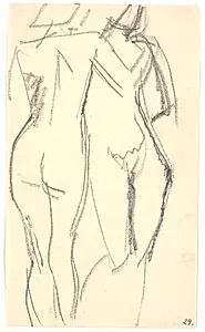 To stående modeller by Isakson, Karl