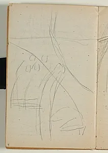 To udkast til "Kristus og de ti spedalske" by Niels Larsen Stevns