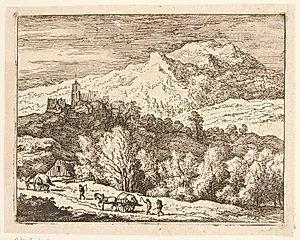To vogne by Allaert van Everdingen