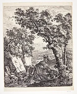 Tobias og englen by Anthonie Waterloo