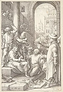 Tornekroningen by Hendrick Goltzius