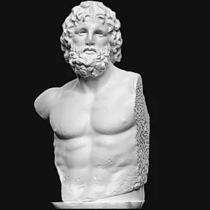 Torso, Asklepios fra Munichia by Ubekendt