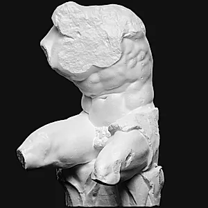 Torso Belvedere. Torso af siddende, nøgen mand, Ajax(?). by Apollonios