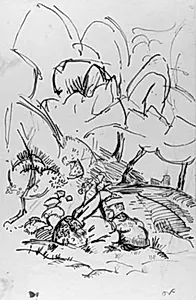 Træer i et landskab. Cassis by Emile Othon Friesz