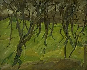 Træer på Christianshavns Vold by Edvard Weie