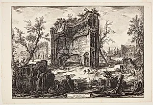Trajan's termer by Giovanni Battista Piranesi
