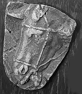 Trajan søjlen. Hestehoved by Ubekendt