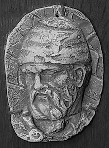 Trajan søjlen. Mandehoved by Ubekendt
