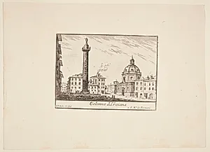 Trajansøjlen. 1. S. Maria de Fornari-kirken