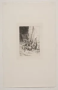 Tre ænder og en hund by Simon Ludvig Ditlev Simonsen