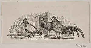 Tre høns by H.C. Henneberg