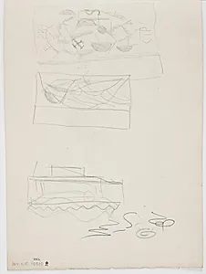 Tre kubistiske kompositioner by Vilhelm Lundstrøm
