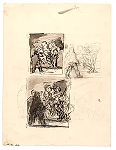 Tre studier til "Macbeth og heksene" by Oluf Hartmann