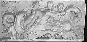 Triton og nereider, Domitius-altret by Ubekendt