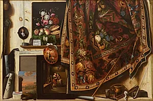 Trompe l'oeil. Skab fra kunstnerens atelier