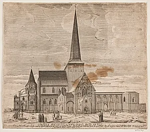 Trondheims domkirke by Jacob Mortenssøn Maschius
