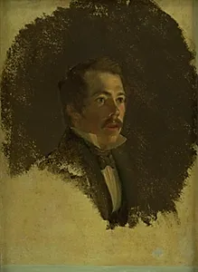 Ubekendt. Studiehoved by Wilhelm Bendz