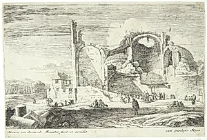 Uddeling af brød til de fattige by Herman van Swanevelt