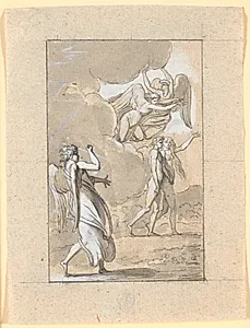Uddrivelsen af Paradiset by Nicolai Abildgaard
