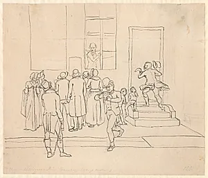 Udenfor Tallotteri-Kollektionen by C.W. Eckersberg