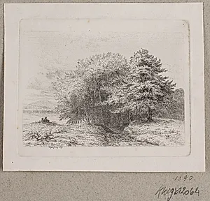 Udkant af en skov by Vilhelm Kyhn