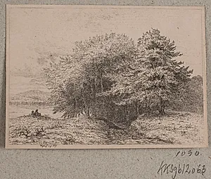 Udkant af en skov by Vilhelm Kyhn