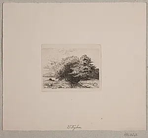 Udkant af en skov by Vilhelm Kyhn