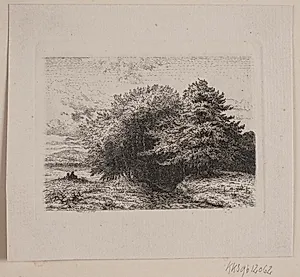 Udkant af en skov by Vilhelm Kyhn