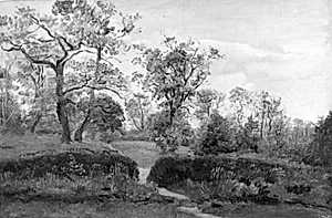 Udkanten af en skov by Dankvart Dreyer