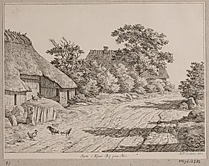 Udkanten af Kjær by på Als by Madsen, A.P.