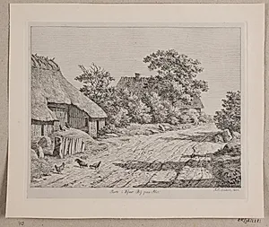 Udkanten af Kjær by på Als by Madsen, A.P.