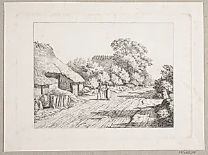 Udkanten af Kjær by på Als by Madsen, A.P.