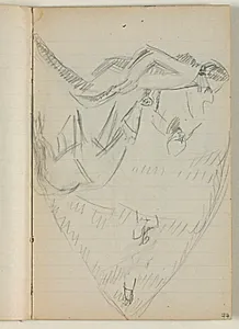 Udkast til "Den barmhjertige Samaritaner" by Niels Larsen Stevns
