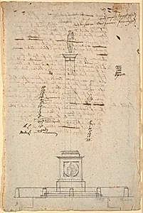 Udkast til Frihedsstøtten by Nicolai Abildgaard