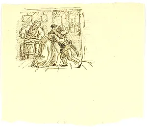 Udkast til Guldskat by Lorenz Frølich