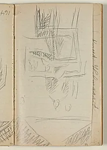 Udkast til "H.C. Andersen besøger Thorvaldsen i Rom med Medailleur Christensen" by Niels Larsen Stevns