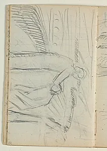 Udkast til "Kristus helbreder en spedalsk" by Niels Larsen Stevns