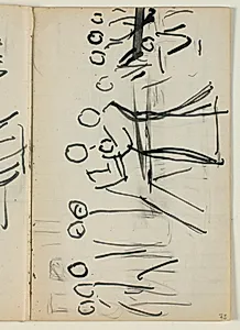 Udkast til "Kristus velsigner de små børn" by Niels Larsen Stevns