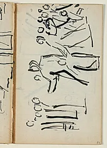 Udkast til "Kristus velsigner de små børn" by Niels Larsen Stevns