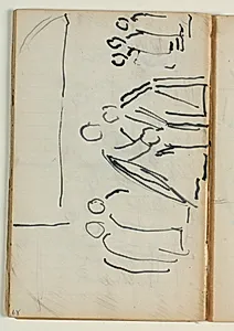 Udkast til "Kristus velsigner de små børn" by Niels Larsen Stevns