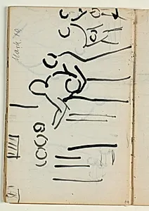 Udkast til "Kristus velsigner de små børn" by Niels Larsen Stevns