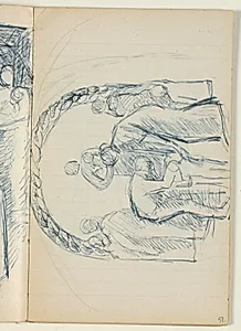Udkast til "Kristus velsigner de små børn" by Niels Larsen Stevns