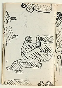 Udkast til "Kristus velsigner de små børn" by Niels Larsen Stevns