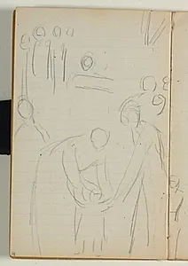 Udkast til "Kristus velsigner de små børn" by Niels Larsen Stevns